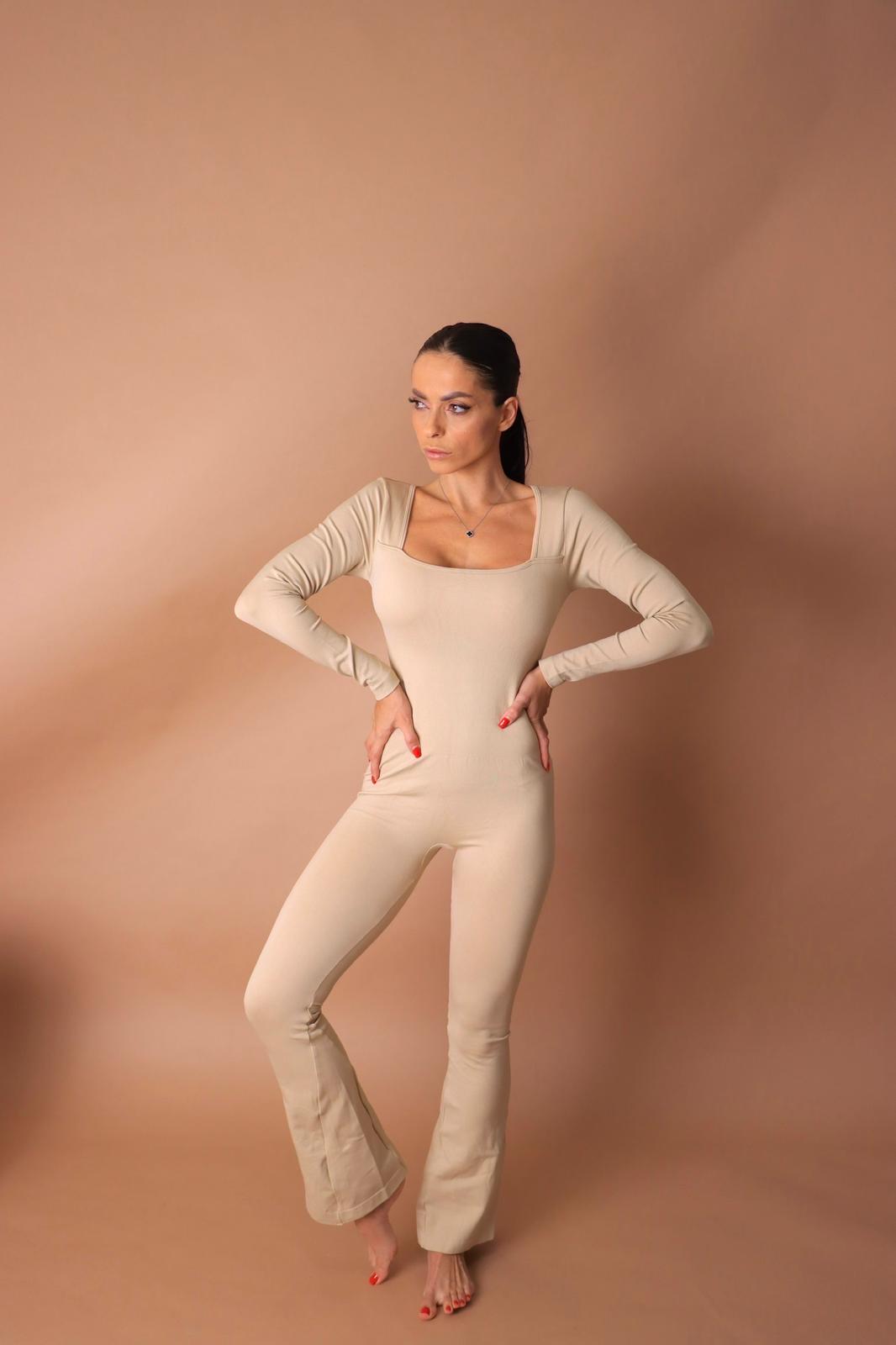 Beige suit