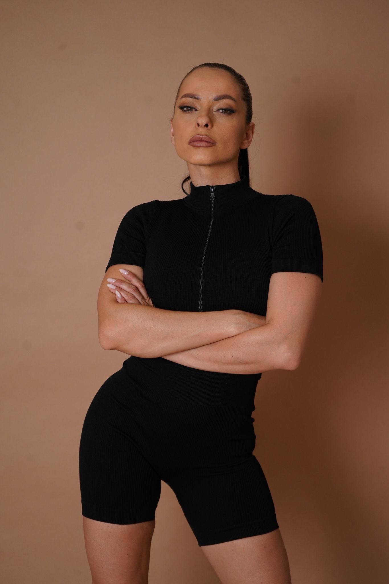 Zip short Suit